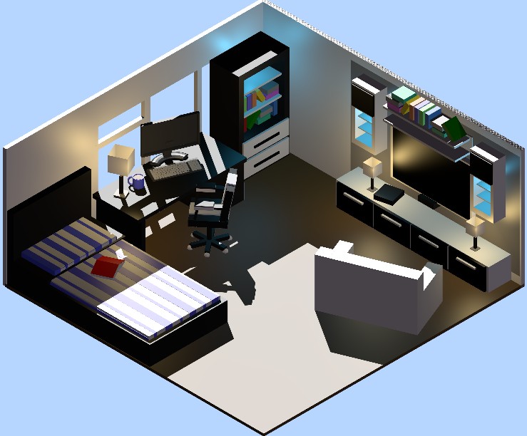 My First Isometric Bedroom preview image 1
